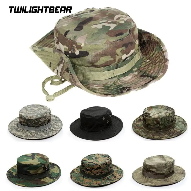 Twilight Bear Outdoor Bucket Hat