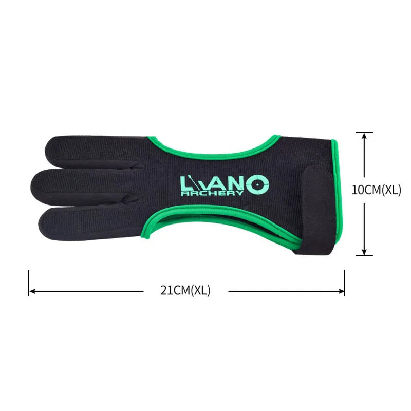 1pc Archery Three-Finger Gloves