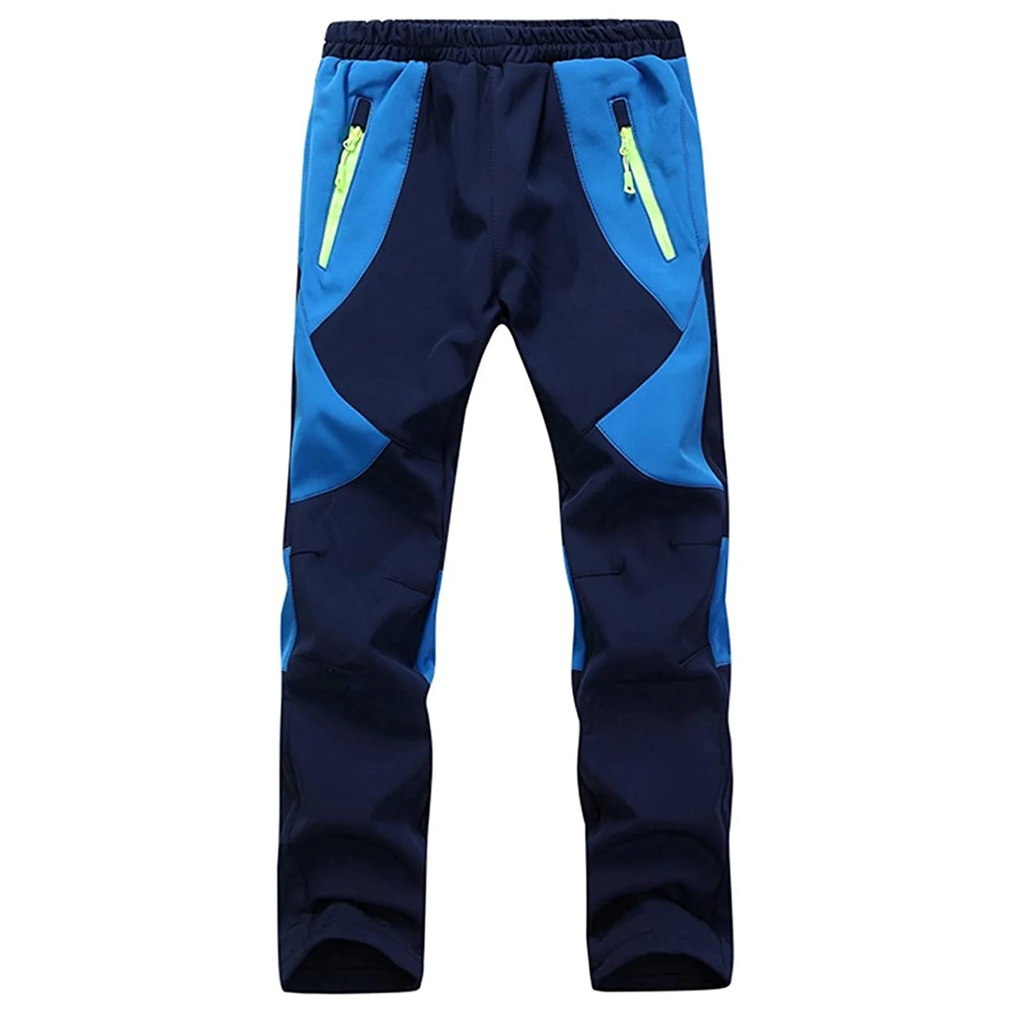 Children Boys Girls Pants Windproof Outdoor Trousers Breathable With Fleece Lining Warm Rain Trousers Ski Hiking Trousers 2-12Y