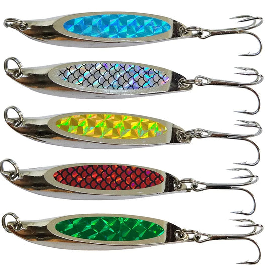 INFOF 5-pieces Spoon Bait Fishing Lure