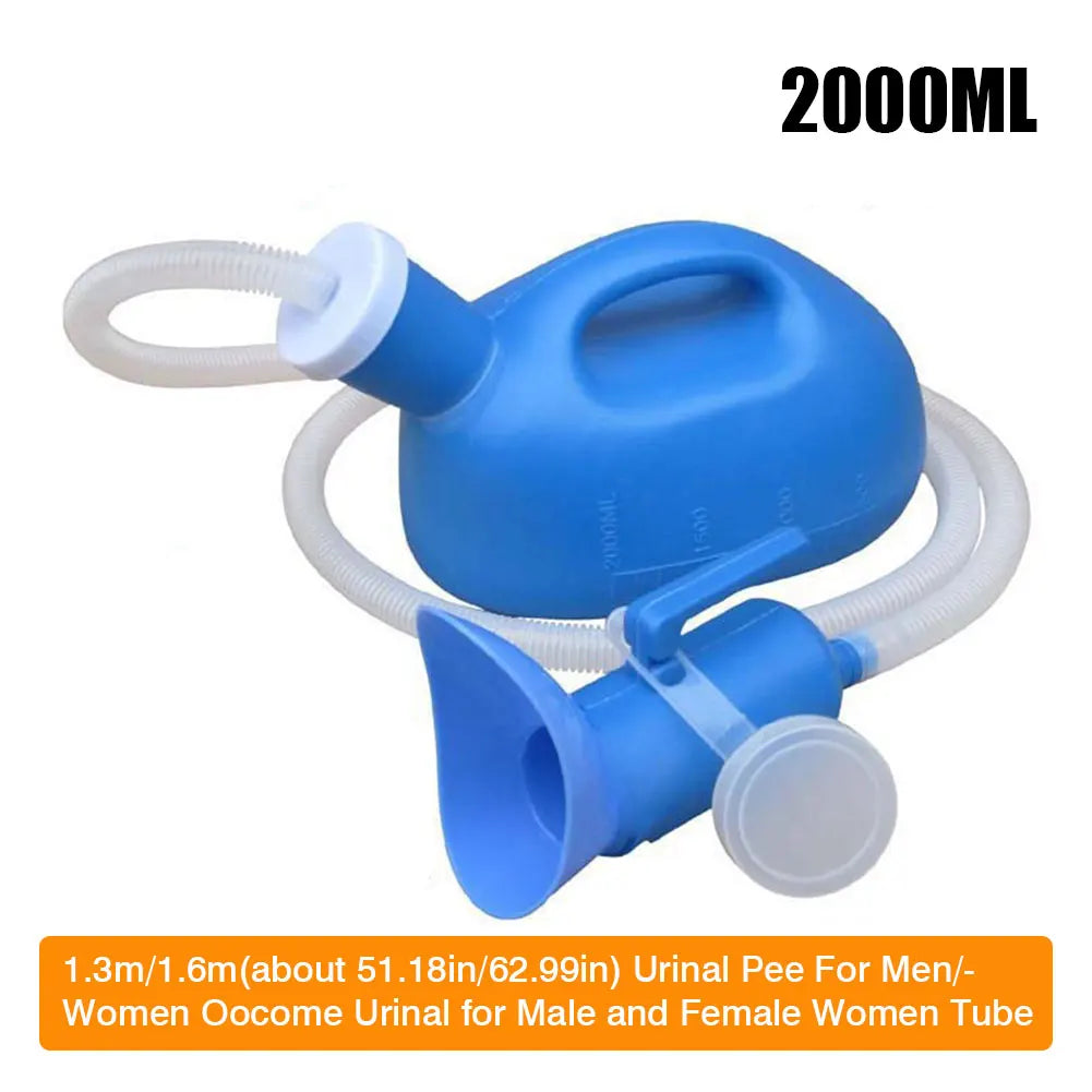 2000ml Blue White Portable Urinal