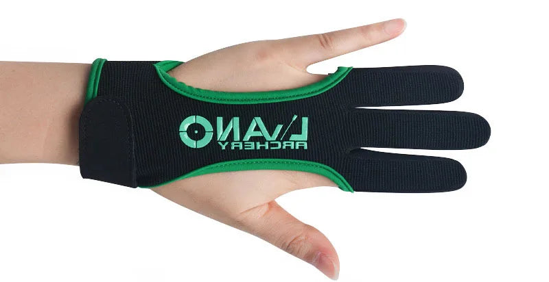 1pc Archery Three-Finger Gloves