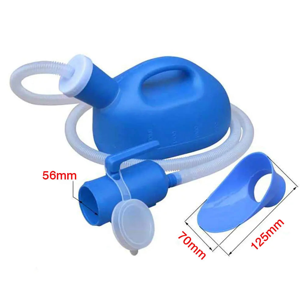 2000ml Blue White Portable Urinal