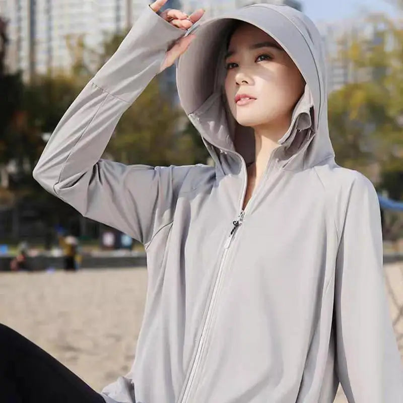 Sun Protection Jacket Long Sleeve UPF 50 Sun Protection Hoodie