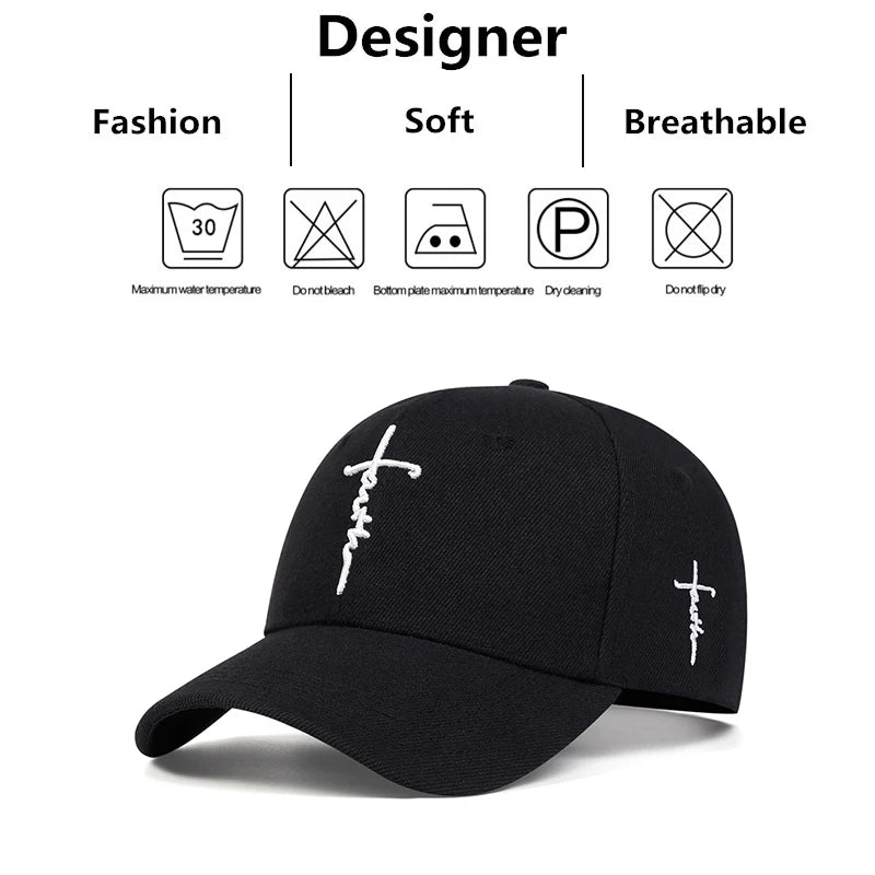 Fashion Faith Embroidery Baseball Cap