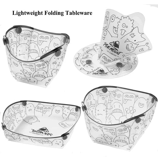 Outdoor Lightweight Folding Tableware