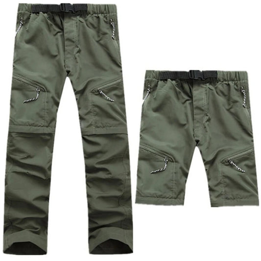 New Summer Quick-drying Pants Lightweight Removable Hiking Climbing Trousers