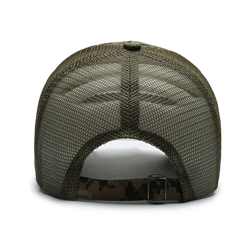 Men American Flag Camouflage Baseball Cap