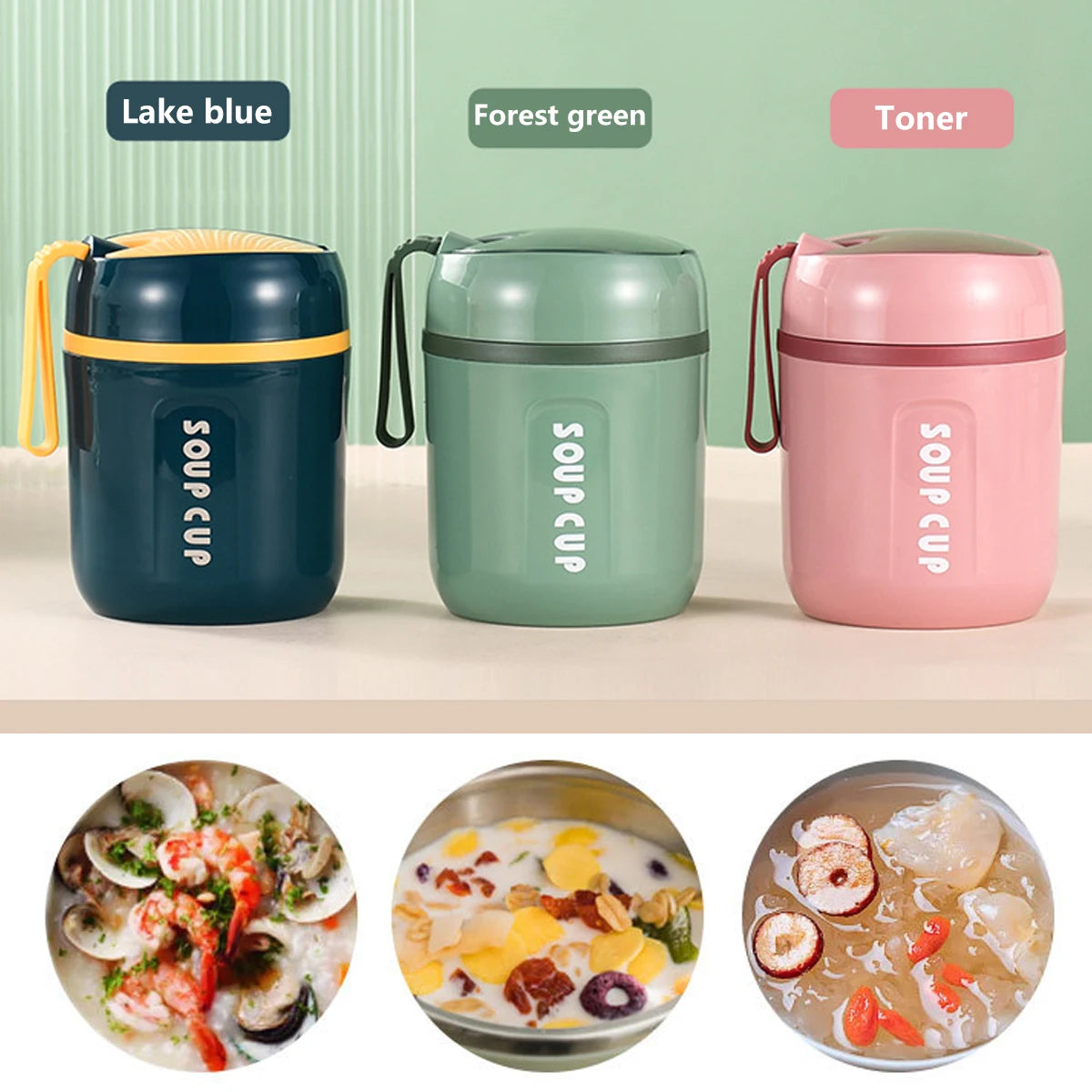 480ml Mini Thermal Lunch Box