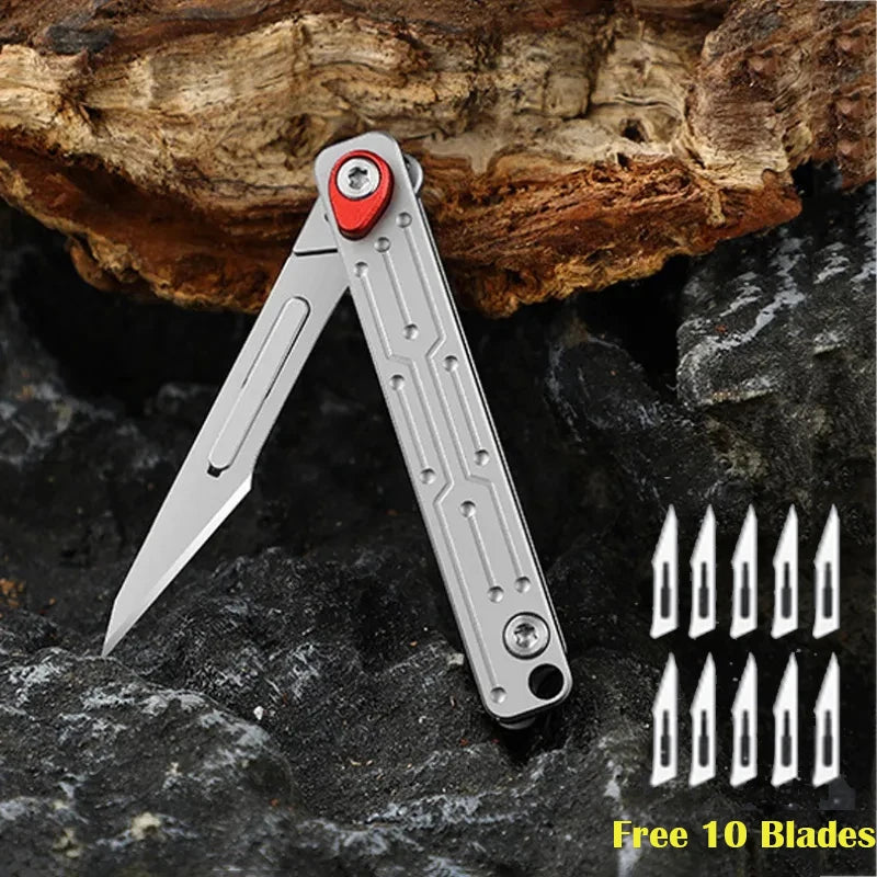 Stainless Steel Scalpel Folding Knife