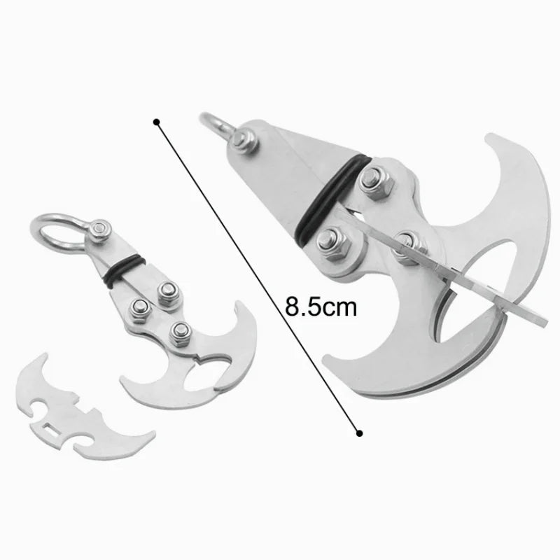 Folding Grappling Hook/ Multifunctional Stainless Steel Survival Outdoor Climbing Claw