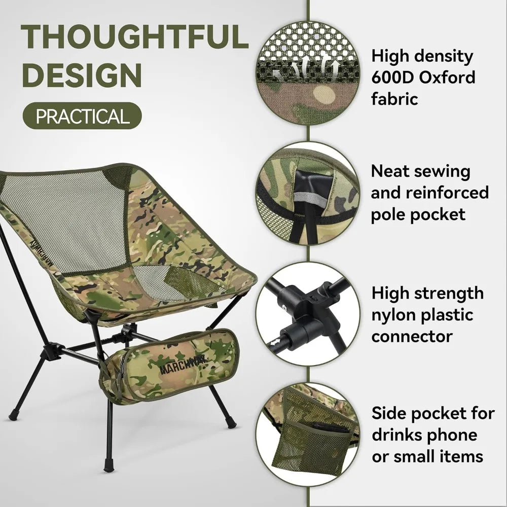 MARCHWAY Ultralight Folding Camping Chair