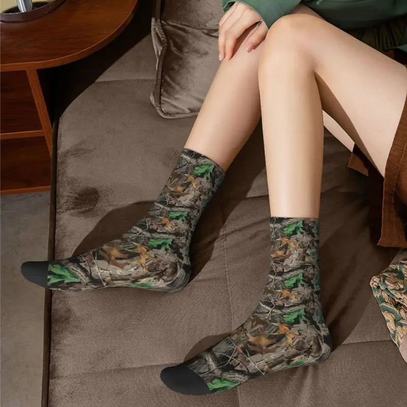 Real Tree Hunting Camo Crew Socks