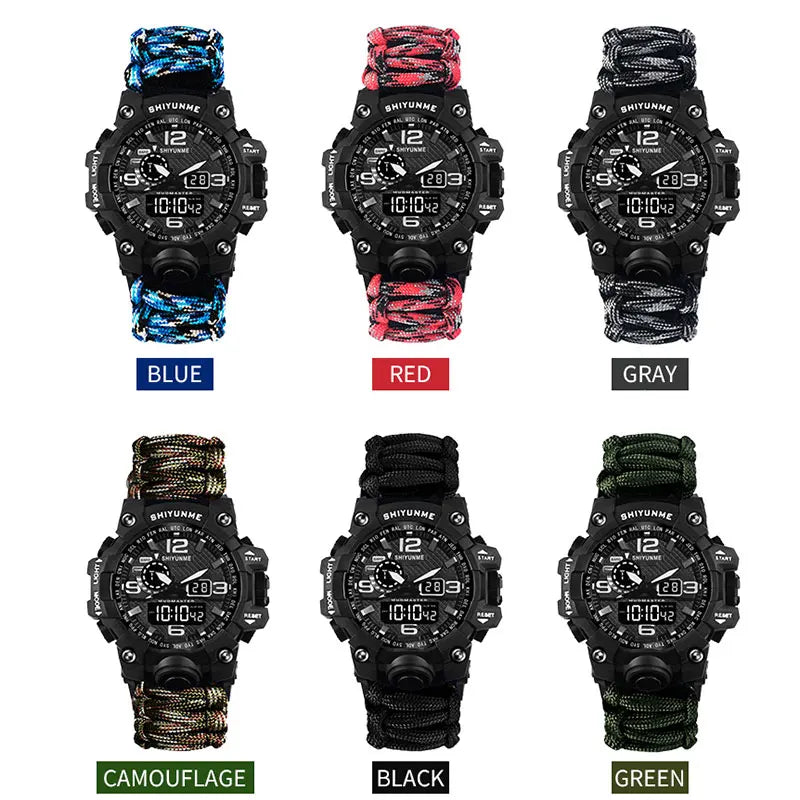 Outdoor Survival Watch Multifunctional