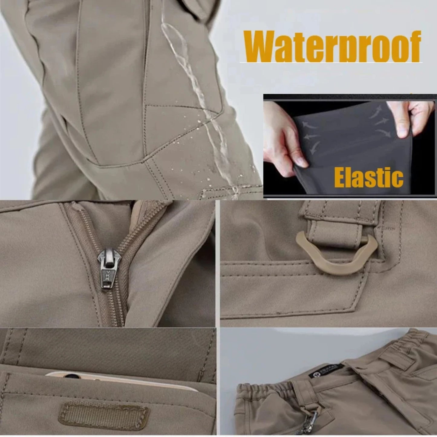 New Men's Spring Autumn Fall Cargo Tactical Quick Dry Pants