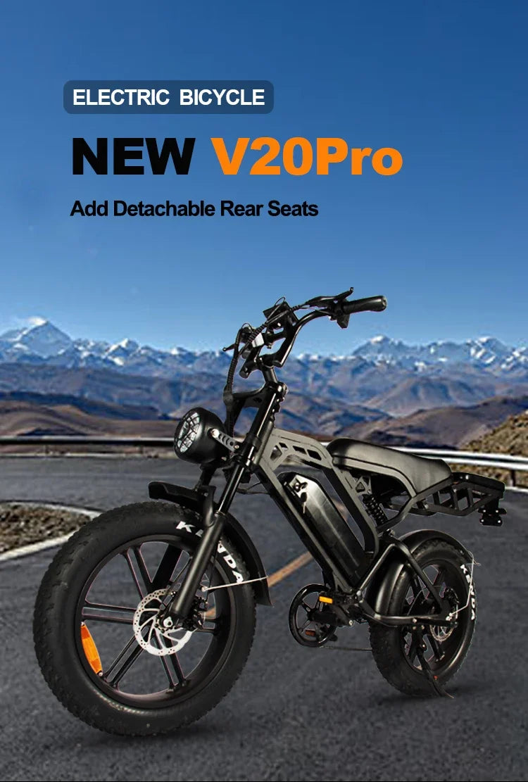 Electric Bike Upgraded V20PRO1000W48V15AH Off-Road