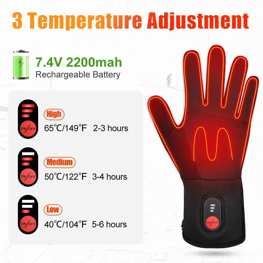 Rechargeable Thermal Gloves