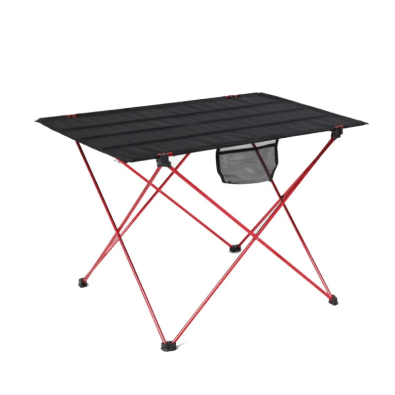 New Outdoor Folding Portable Barbecue Light Aluminum Alloy Camping Table