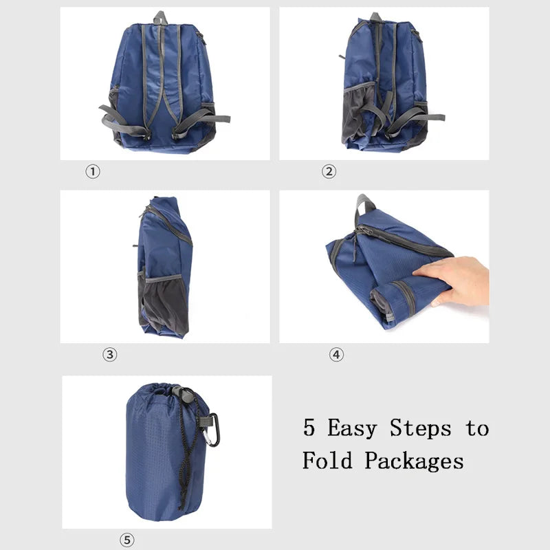 Large-capacity Foldable Camping Backpack