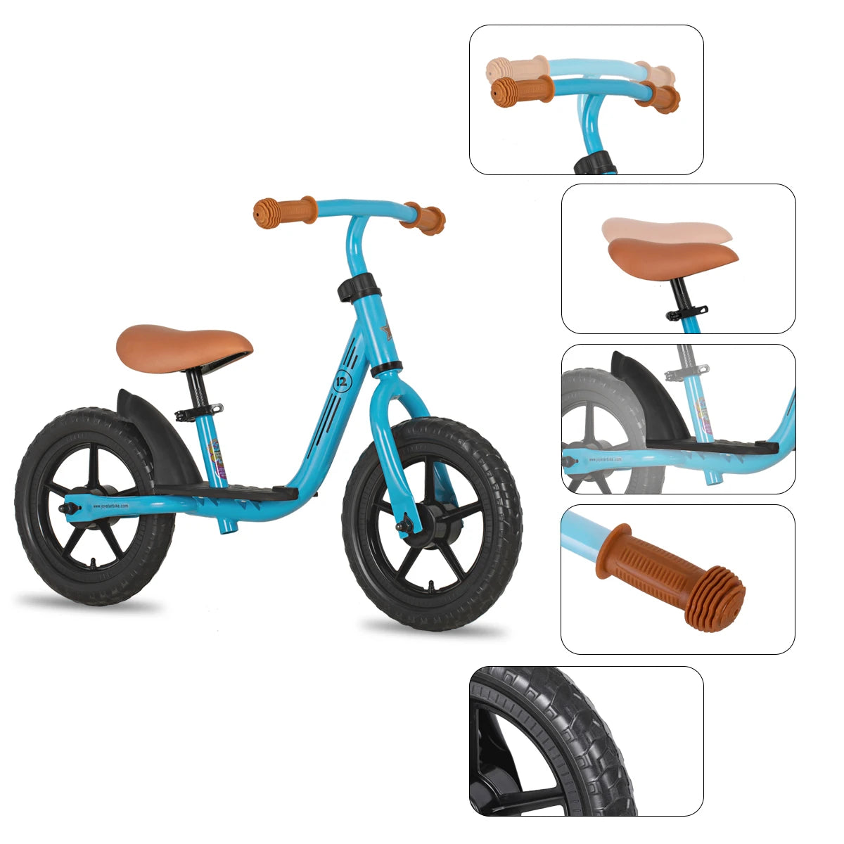 10"/12" Kids Balance Bike for Girls & Boys