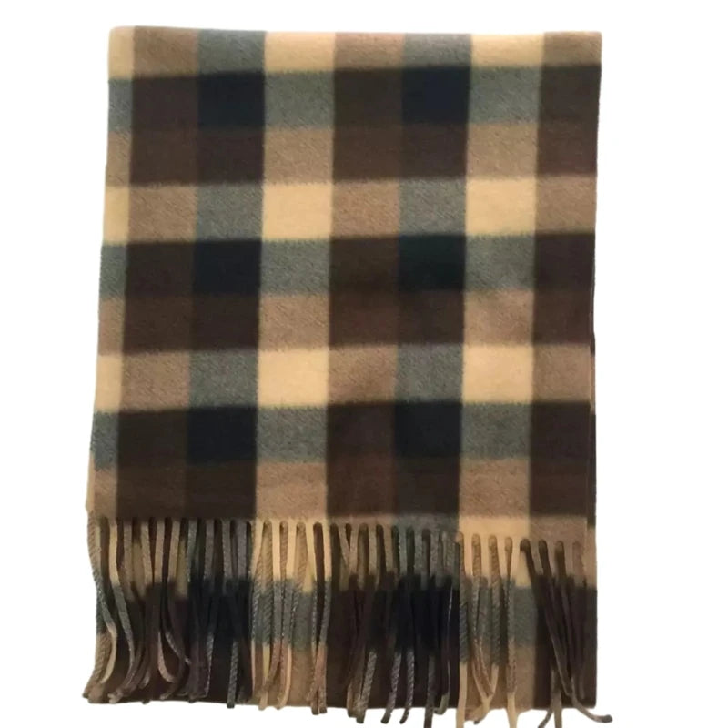 Christmas Long Plaid 160x30cm Oversized Winter Fall Warm Scarves