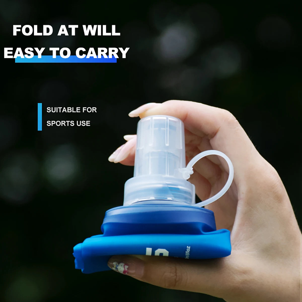 1pc150ml/250ml/500ml Outdoor Collapsible Water Bottle