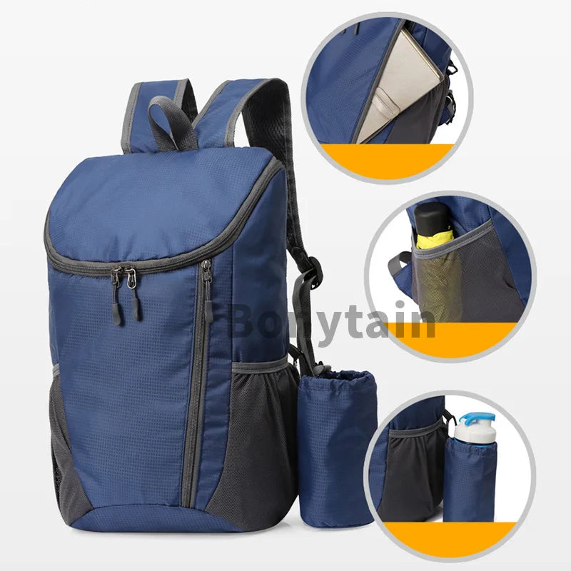 Large-capacity Foldable Camping Backpack