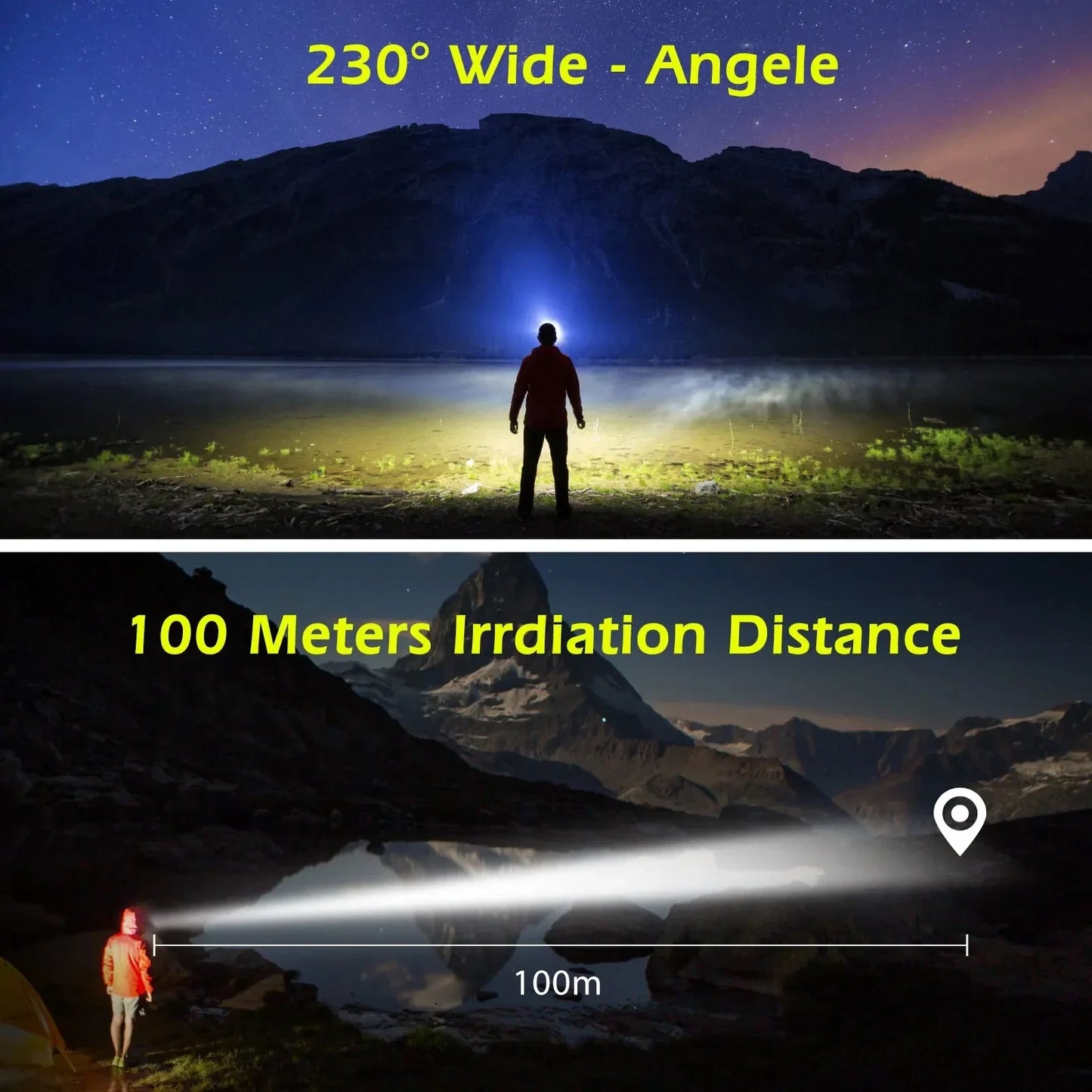 Induction Headlamp USB Rechargeable