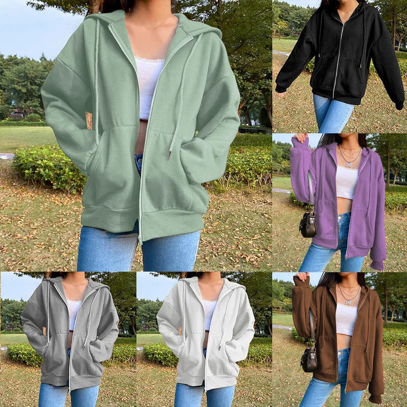 New Women Winter Fleece Hoody Jacket