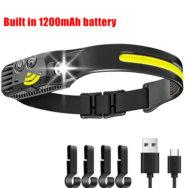 Induction Headlamp USB Rechargeable