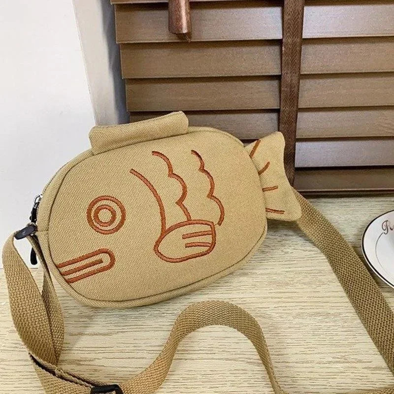 Cute Canvas Messenger Bag