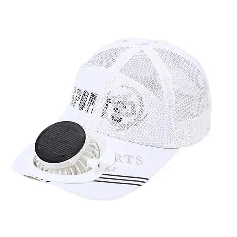 Solar Energy&U SB Charging Fan Caps Baseball Hats With Cooling Fan