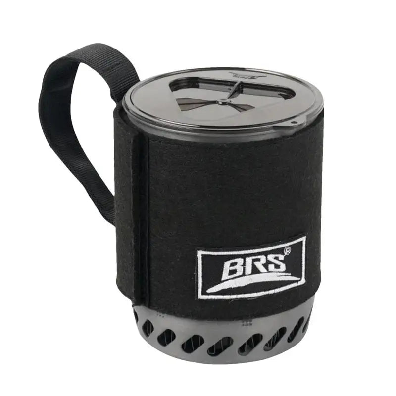 BRS 61 Jet Boil Camping Pot Stove With Heat Exchanger Portable Gas Stove Quick Burn Coffee Cup