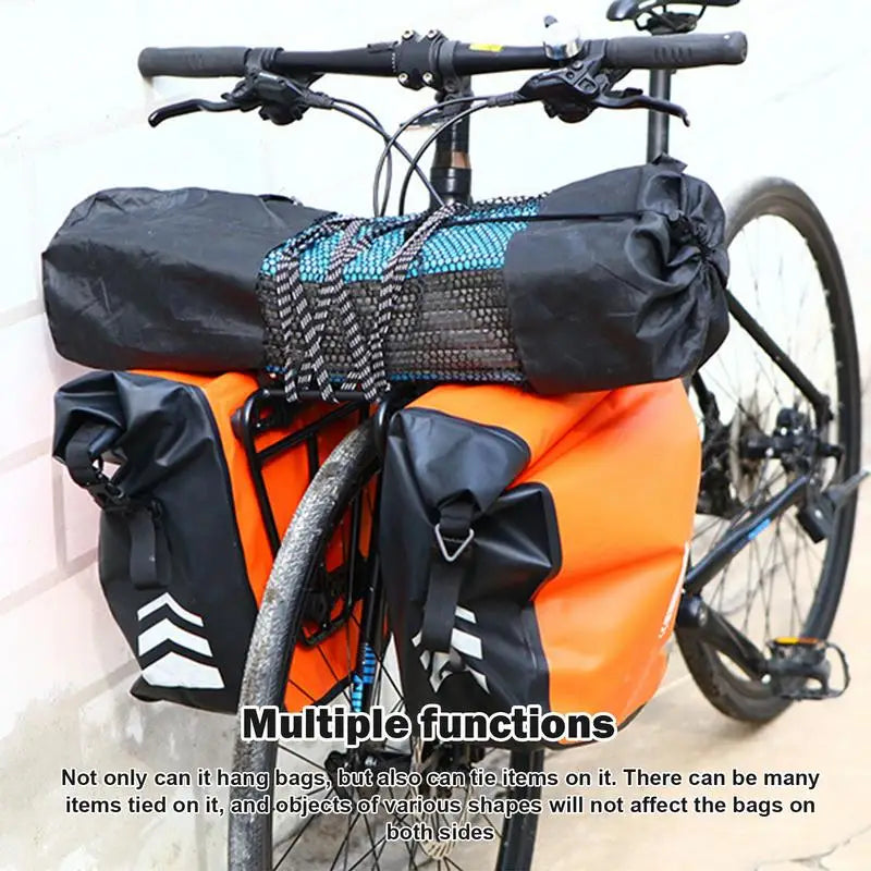 MTB Road Bike Front Cargo Rack Bicycle Front Fork Luggage Bracket Adjustable Bike Side Mount Bag Stand For Cycling Accessories