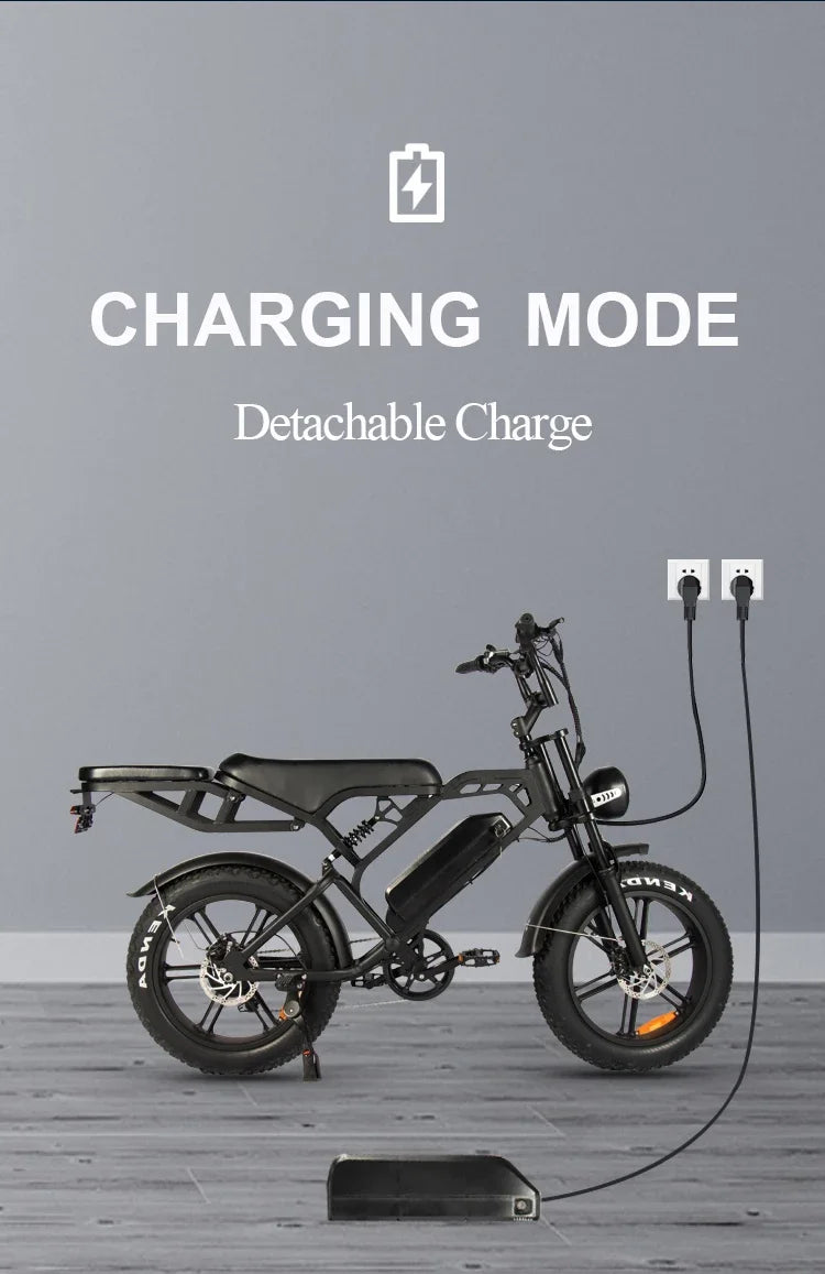 Electric Bike Upgraded V20PRO1000W48V15AH Off-Road