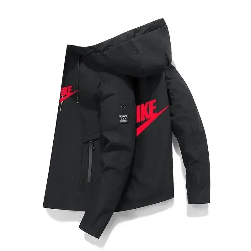 New NIKE Windproof & Waterproof Zippered Sports Jacket