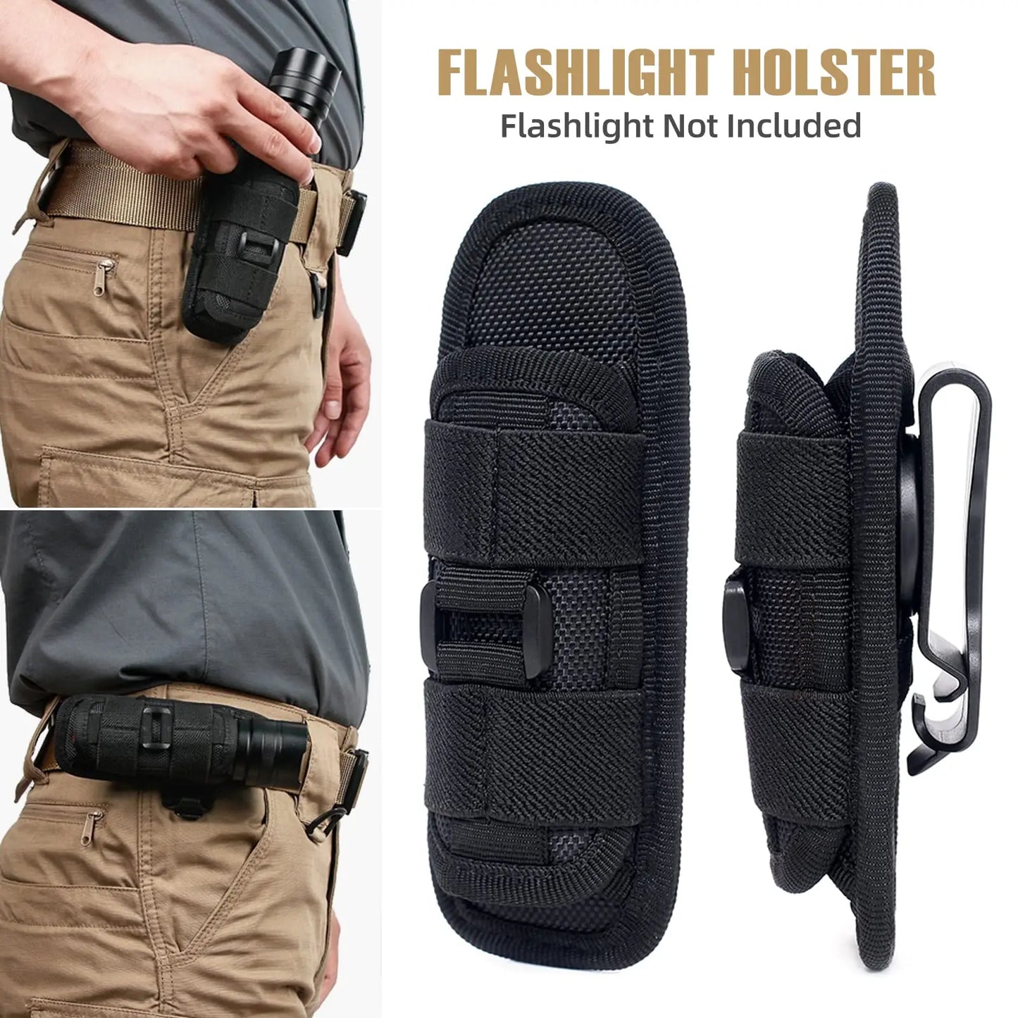 Tactical Flashlight Pouch Holster