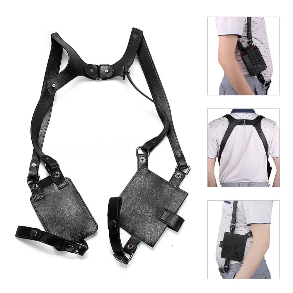 Hidden Shoulder Bags Hunting Holsters Double Shoulder Pocket Pouches