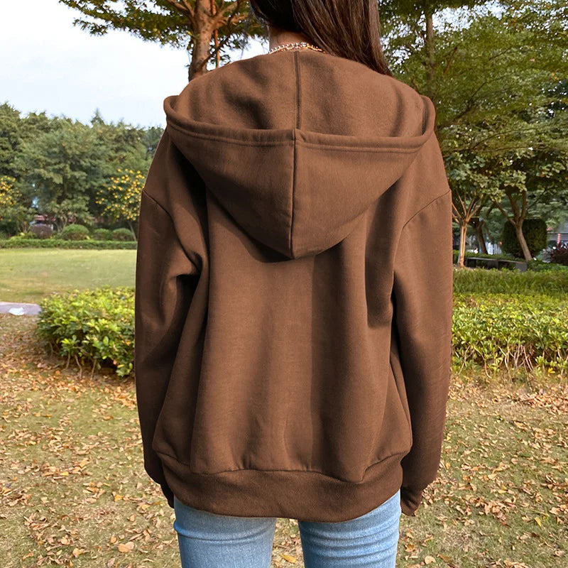 New Women Winter Fleece Hoody Jacket