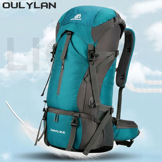 Oulylan Large Capacity 70L Travel Bag Camping Backpack