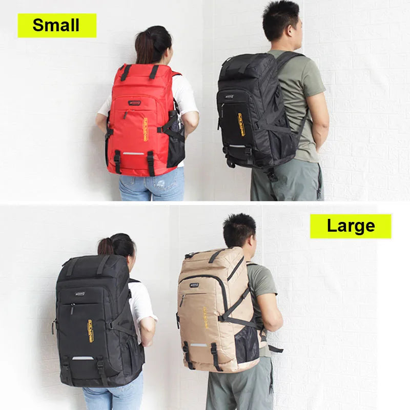 80L 50L Outdoor Backpack Men's Women's Travel Bag