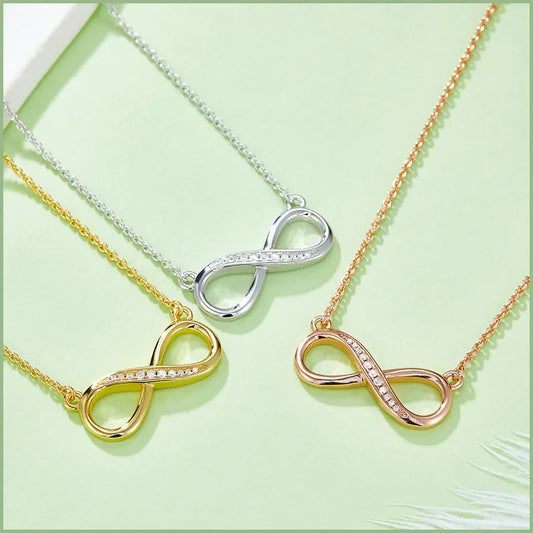 GEM'S BALLET Infinity Necklace