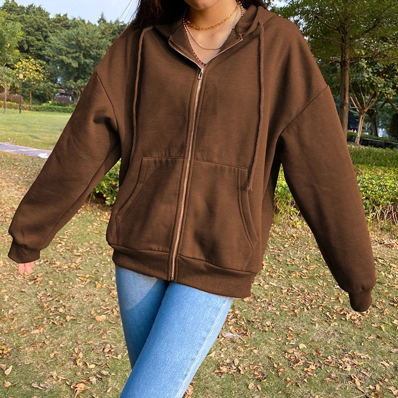 New Women Winter Fleece Hoody Jacket