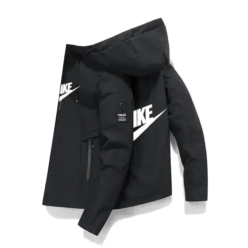 New NIKE Windproof & Waterproof Zippered Sports Jacket