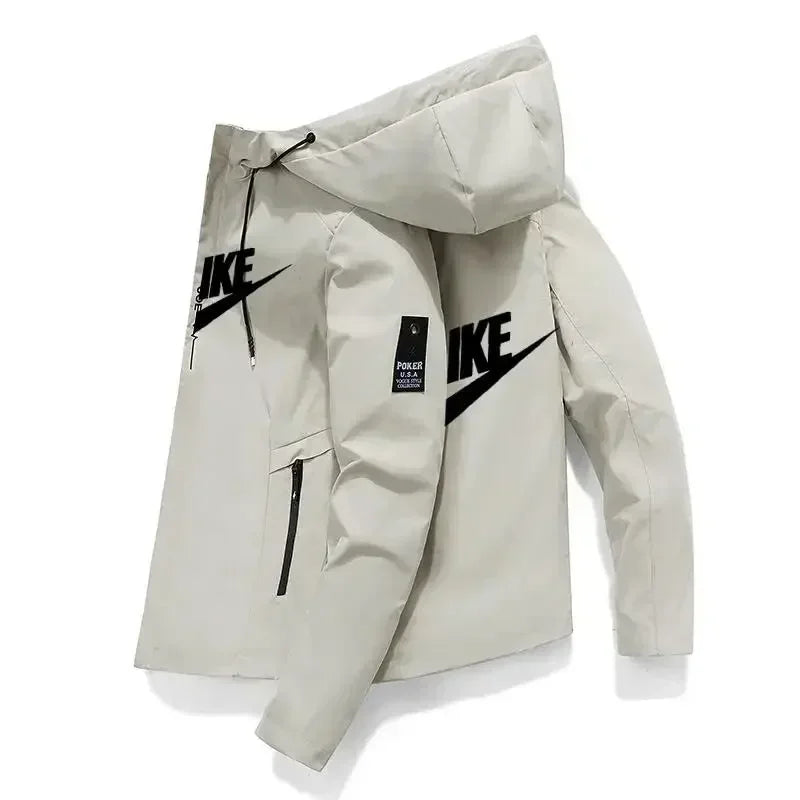 New NIKE Windproof & Waterproof Zippered Sports Jacket