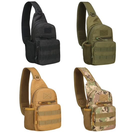 Outdoor Tactical Camouflage Kettle Chest Bag