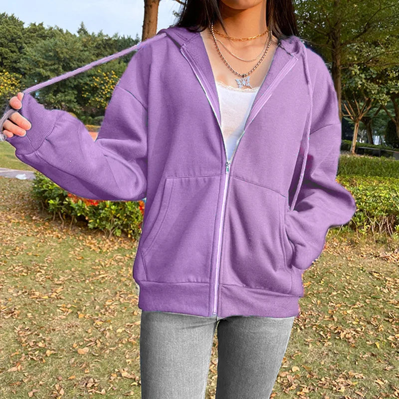 New Women Winter Fleece Hoody Jacket