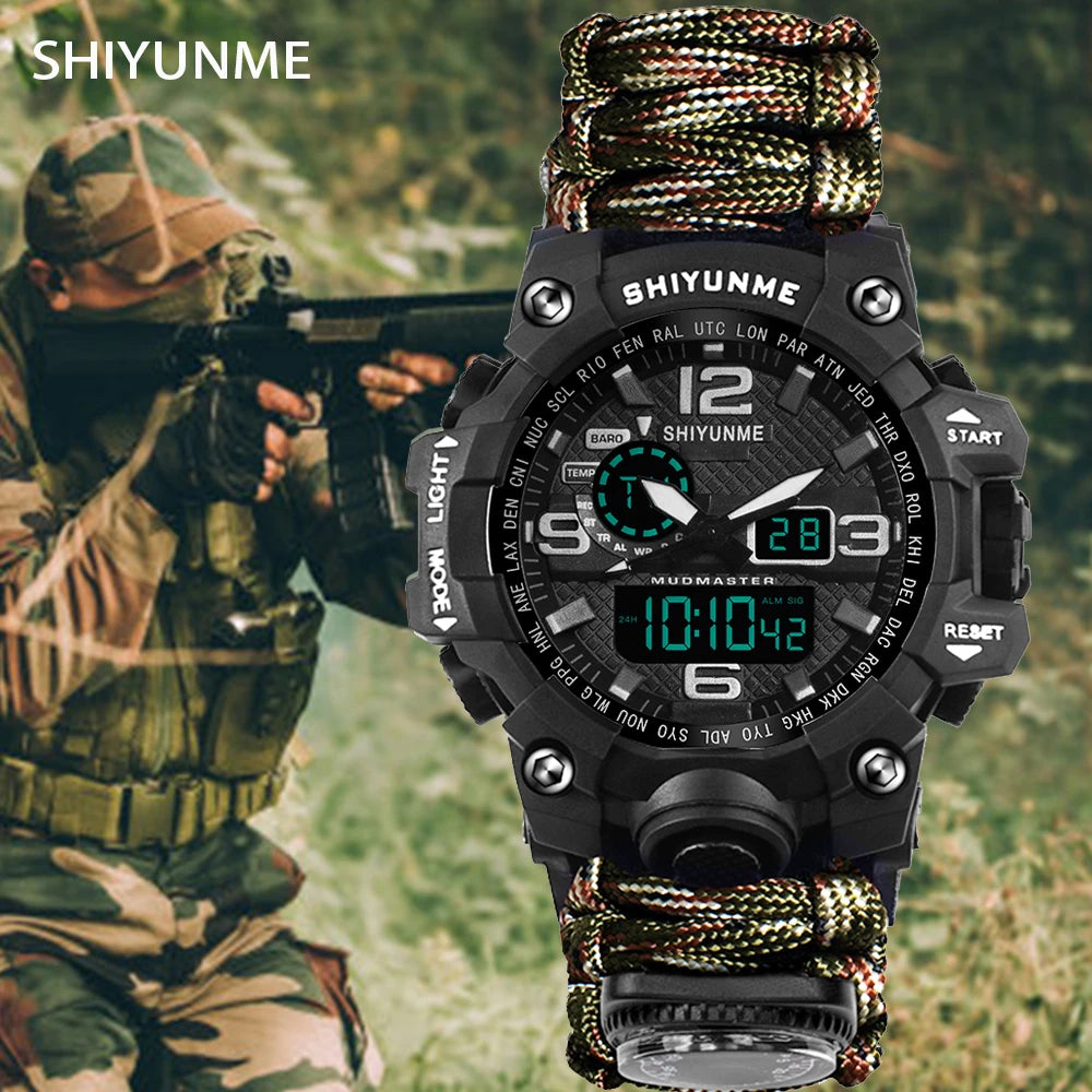 Outdoor Survival Watch Multifunctional