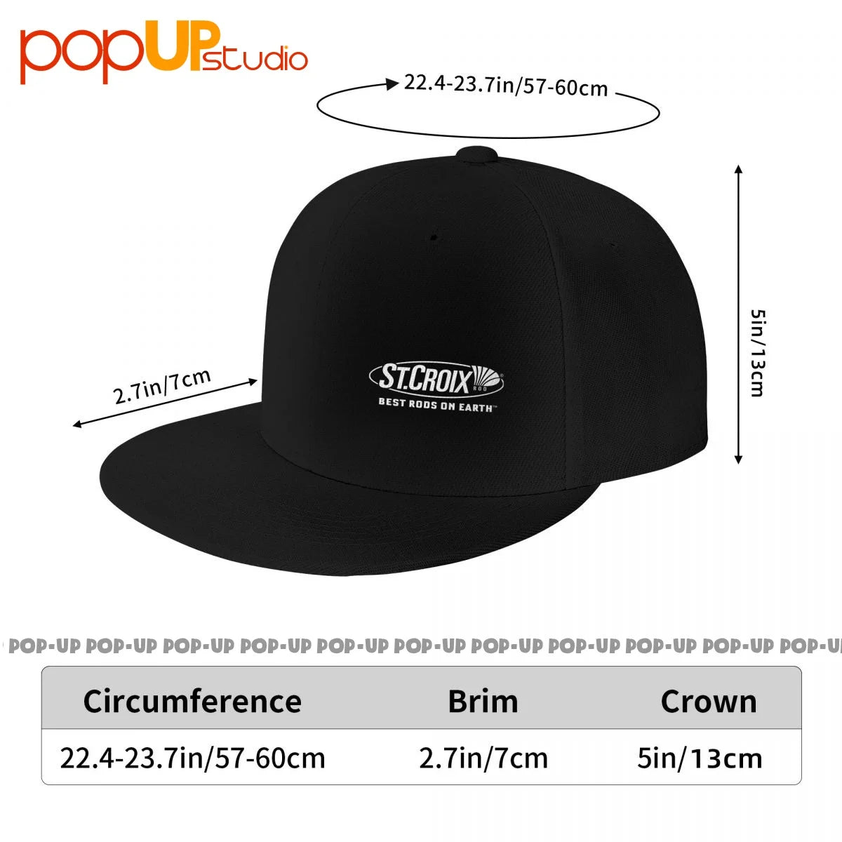 St. Croix Snapback Adjustable Baseball Caps