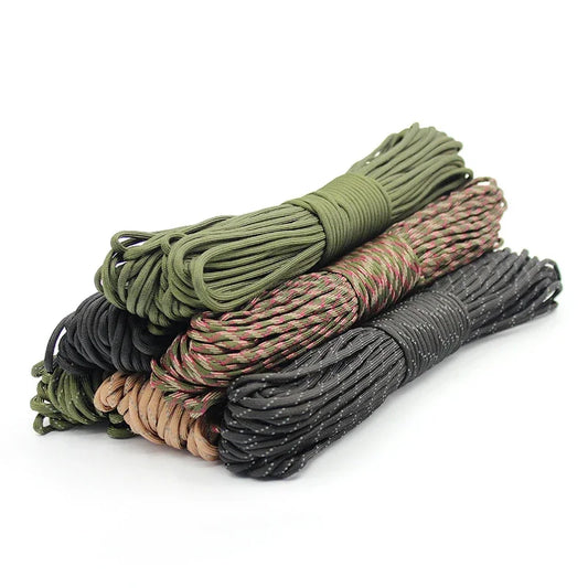 7 Cores  Paracord Cord 5 16 31 M Dia.4mm For Outdoor Camping Survival Lanyard Parachute Rope Hiking Tent Accessories